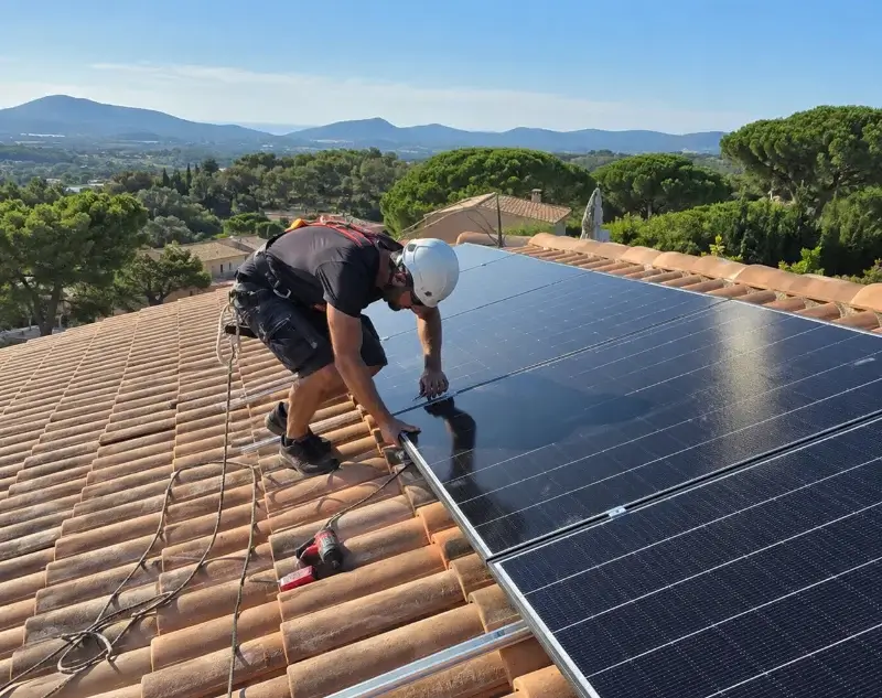 Installateur panneaux solaires Saint-Quentin-la-Poterie — pose photovoltaïque sur toiture