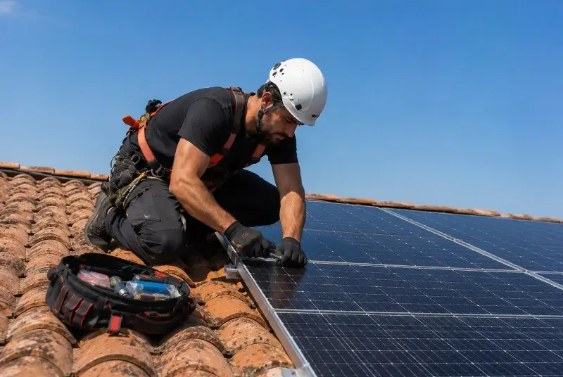 Maintenance et monitoring de panneaux solaires à Saint-Quentin-la-Poterie
